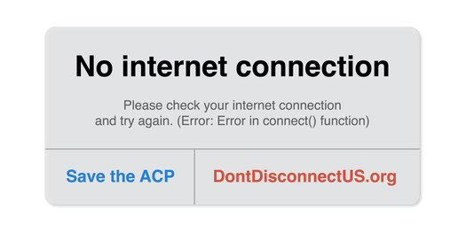 image of Don't Disconnect US